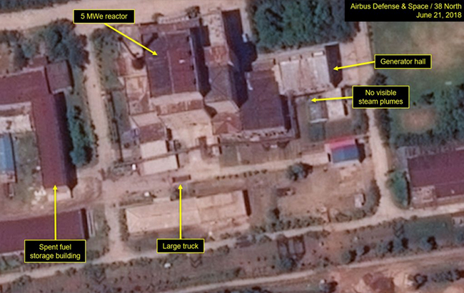 Спутник зафиксировал работы по модернизации ядерного центра в КНДР